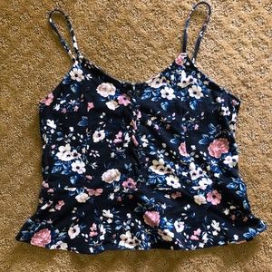 Casual Flowery Tank Top